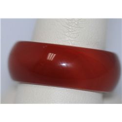 RED SYNTETIC JADE RING