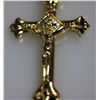 Image 1 : 14K GOLD PLATED JESUS CROSS PENDANT