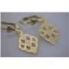 Image 1 : GOLD PLATED DANGGLING EARRINGS