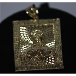 14K GOLD PLATED MALVERDE PENDANT