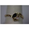 Image 1 : 14K GOLD PLATED CZ BLACK RING