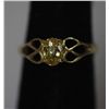 Image 1 : 14K GOLD PLATED CZ YELLOW RING