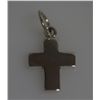 Image 1 : PUFFY CROSS CHARM .925 STERLING SILVER