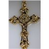 Image 1 : 14K GOLD PLATED JESUS CROSS PENDANT