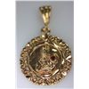 Image 1 : 14K GOLD PLATED CZ JESUS  PENDANT