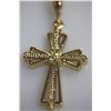 Image 1 : 14K GOLD PLATED  JESUS CROSS  PENDANT