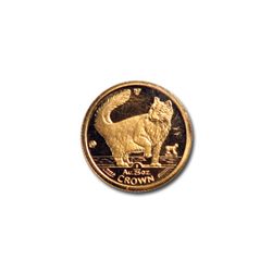 Isle of Man Gold Cat 25th Ounce