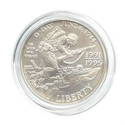 US Commemorative Dollar Uncirculated 1993-D World War I