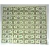 Image 1 : UNCUT SHEET OF ( 32 ) 2003 U.S. $2.00 BILLS