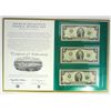 Image 2 : PREMIUM MILLENIUM FEDERAL RESERVE MATCHING SERIAL NUMBERS 12 TOTAL NOTES