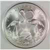 Image 1 : 1972 $2.00 BAHAMAS FLAMINGO SILVER Pf. COIN, WITH COA,  ONE TROY OZ .999 SILVER