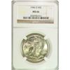 Image 1 : 1946-D WALKING LIBERTY HALF DOLLAR, NGC MS-66