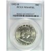 Image 1 : 1952-D FRANKLIN HALF DOLLAR, PCGS MS-64 FBL