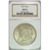 Image 1 : 1921-D MORGAN SILVER DOLLAR, NGC MS-63