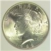 Image 2 : 1922 PEACE SILVER DOLLAR, NNC MS-65  NICE COIN