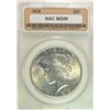 Image 1 : 1925 PEACE SILVER DOLLAR, NAC MS-66  BUT THEY OVER-GRADED IT