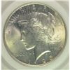 Image 2 : 1925 PEACE SILVER DOLLAR, NAC MS-66  BUT THEY OVER-GRADED IT