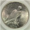 Image 3 : 1925 PEACE SILVER DOLLAR, NAC MS-66  BUT THEY OVER-GRADED IT