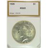 Image 1 : 1926 PEACE SILVER DOLLAR,  PCI MS-65,  NICE COIN