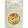 Image 1 : 1924 $20.00 St. GAUDENS GOLD PIECE, NCI MS-63 NICE