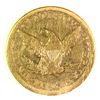 Image 2 : 1851 $2.50 GOLD PIECE , AU  RIM NICKS STILL DECENT