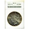 Image 1 : 1927-S PEACE DOLLAR ANACS MS61