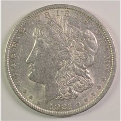1921 MORGAN DOLLAR AU