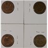 Image 1 : 4- 1863 INDIAN HEAD CENTS "GRADING SET (GOOD,VG,FINE,VF)
