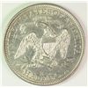 Image 2 : 1871 SEATED LIBERTY HALF DOLLAR AU/BU