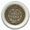 Image 2 : 1837 SEATED HALF DIME F/VF (NO STARS)