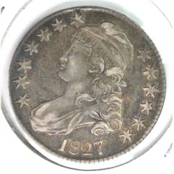 1827 BUST HALF DOLLAR XF+
