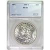 Image 1 : 1887 MORGAN DOLLAR SEGS MS63