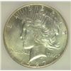 Image 2 : 1927-S PEACE SILVER DOLLAR. ICG MS-64  SEMI-KEY  VERY NICE