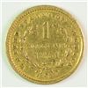 Image 2 : 1851-C $1.00 GOLD, AU-58 RARE!  VERY MUCH IN DEMAND CHARLOTTE MINT!