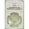 Image 1 : 1921-S MORGAN SILVER DOLLAR, NGC, MS-65 GEM