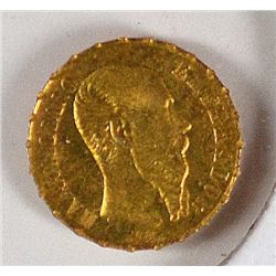 1865 MAXIMILIAN GOLD