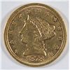 Image 1 : 1878 $2.50 GOLD LIBERTY XF