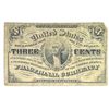 Image 1 : 1863 THREE CENT US FRACTIONAL NOTE