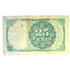 Image 2 : 1874 TWENTY FIVE CENT US FRACTIONAL NOTE