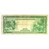 Image 2 : 1914 $5 FEDERAL RESERVE NOTE VG