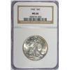 Image 1 : 1942 WALKING LIBERTY HALF DOLLAR, NGC MS-66  SUPERB