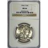 Image 1 : 1946-D WALKING LIBERTY HALF DOLLAR, NGC MS-66  SUPERB