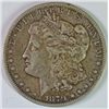 Image 1 : 1879-CC MORGAN SILVER DOLLAR, ABOUT XF  " CLEAR CC "