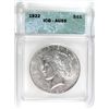 Image 1 : 1922 PEACE DOLLAR ICG AU 55