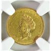 Image 2 : 1855 $1 GOLD T2 NGC AU 55
