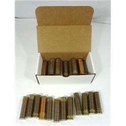 ( 24 ) ROLLS OF COMMON WHEAT CENTS, A COUPLE ROLLS BU
