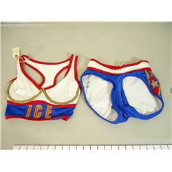 American Gladiators Original TV Show Ice (Lori Fetick) Two Piece Screen Worn Costume
