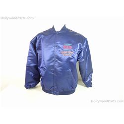 Chitty Chitty Bang Bang Embroidered Blue Satin Promotional Jacket Size Large
