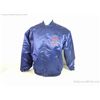Image 1 : Chitty Chitty Bang Bang Embroidered Blue Satin Promotional Jacket Size Large