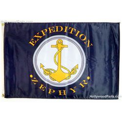 Into the Blue Vinyl Zephyr Expedition Flag 36" x 24"